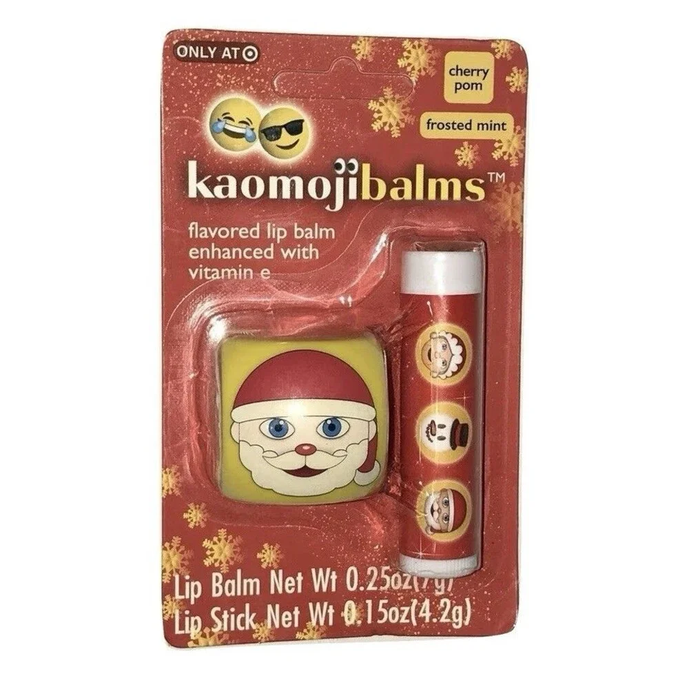 Kaomjibalms Enhanced Cherry Pom Frosted Mint Santa Snowman